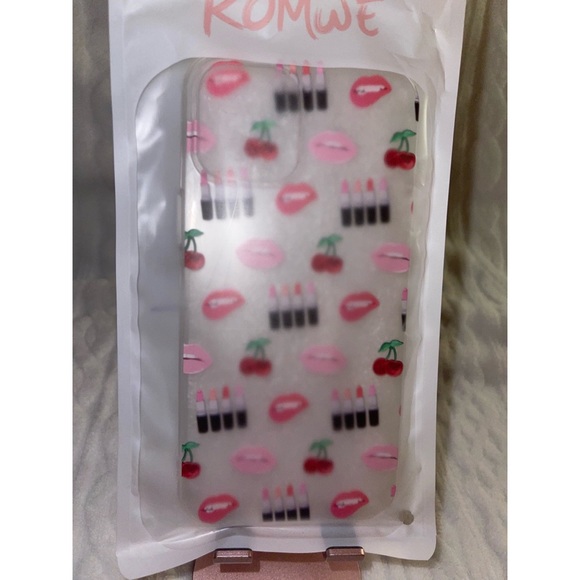 Lips & Cherry Print iPhone 12 Pro Max Case 🍒 - Picture 7 of 17